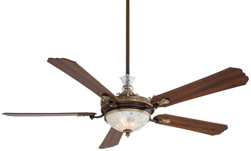 Minka Aire - F900L-BCW - 68"Ceiling Fan - Cristafano Led - Belcaro Walnut