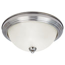 Generation Lighting - 77063-962 - One Light Flush Mount - Geary - Brushed Nickel