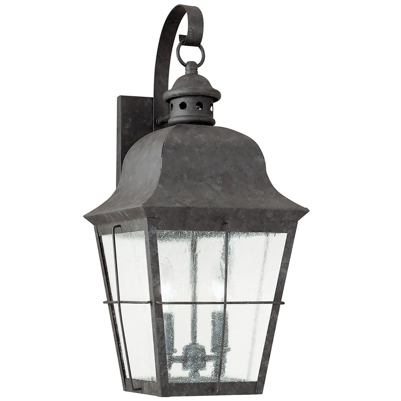 Generation Lighting - 8463-46 - Two Light Outdoor Wall Lantern - Chatham - Oxidized Bronze