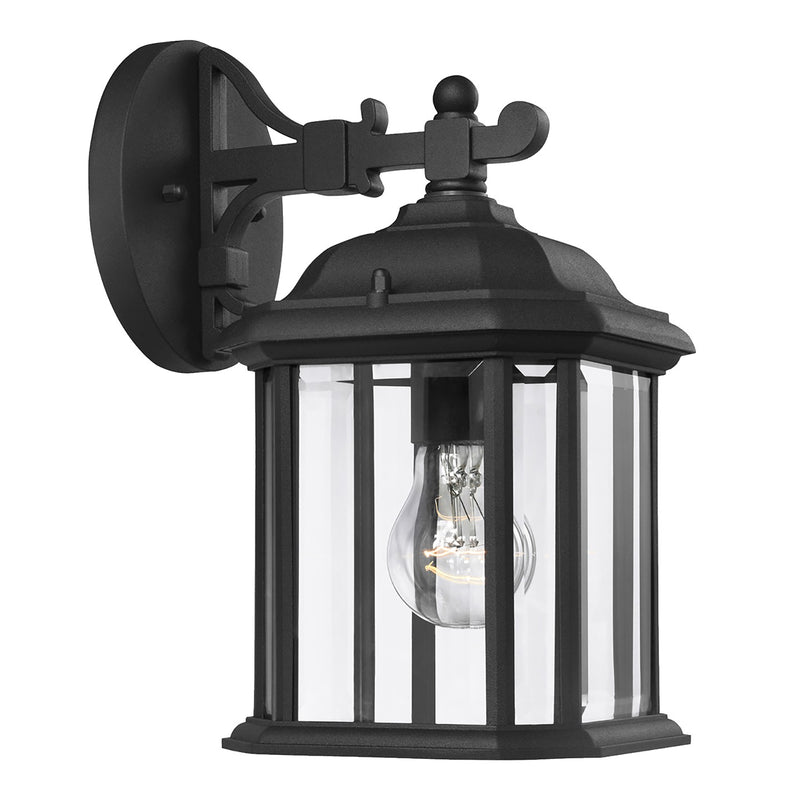 Generation Lighting - 84029-12 - One Light Outdoor Wall Lantern - Kent - Black