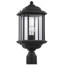 Generation Lighting - 82029-12 - One Light Outdoor Post Lantern - Kent - Black