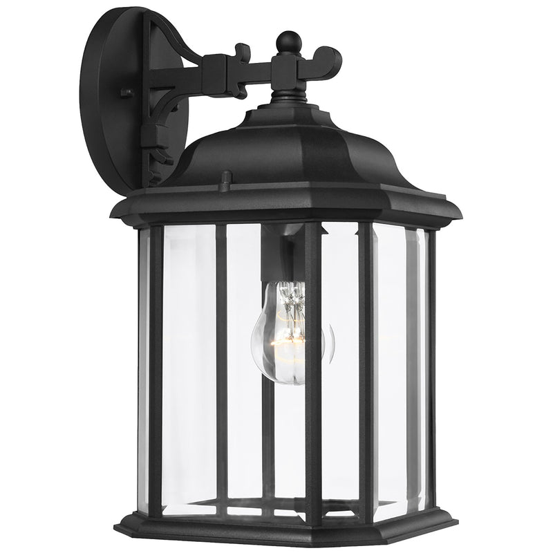 Generation Lighting - 84031-12 - One Light Outdoor Wall Lantern - Kent - Black