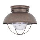Generation Lighting - 8869-44 - One Light Outdoor Flush Mount - Sebring - Weathered Copper