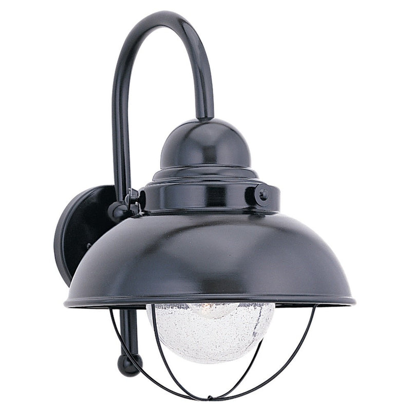 Generation Lighting. - 8870-12 - One Light Outdoor Wall Lantern - Sebring - Black