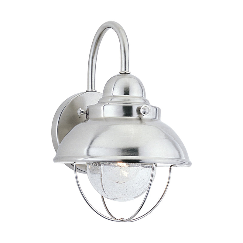 Generation Lighting - 8870-98 - One Light Outdoor Wall Lantern - Sebring - Brushed Stainless