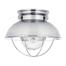 Generation Lighting - 8869-98 - One Light Outdoor Flush Mount - Sebring - Brushed Stainless