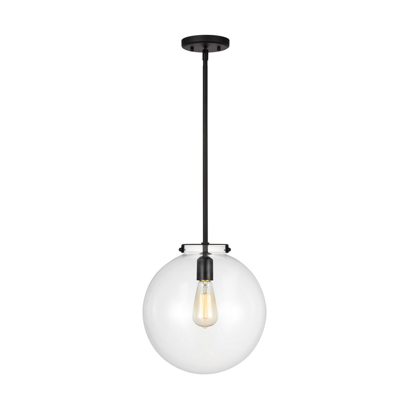 One Light Pendant<br /><span style="color:#4AB0CE;">Entrega: 4-10 dias en USA</span><br /><span style="color:#4AB0CE;font-size:60%;">PREGUNTE POR ENTREGA EN PANAMA</span><br />Collection: Kate<br />Finish: Midnight Black