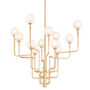 Corbett Lighting - 332-45-VGL - LED Chandelier - Onyx - Vintage Gold Leaf