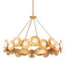 Corbett Lighting - 333-45-VGL - LED Chandelier - Emerald - Vintage Gold Leaf