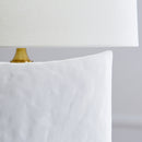 One Light Table Lamp<br /><span style="color:#4AB0CE;">Entrega: 4-10 dias en USA</span><br /><span style="color:#4AB0CE;font-size:60%;">PREGUNTE POR ENTREGA EN PANAMA</span><br />Collection: Cenotes<br />Finish: Matte White Ceramic