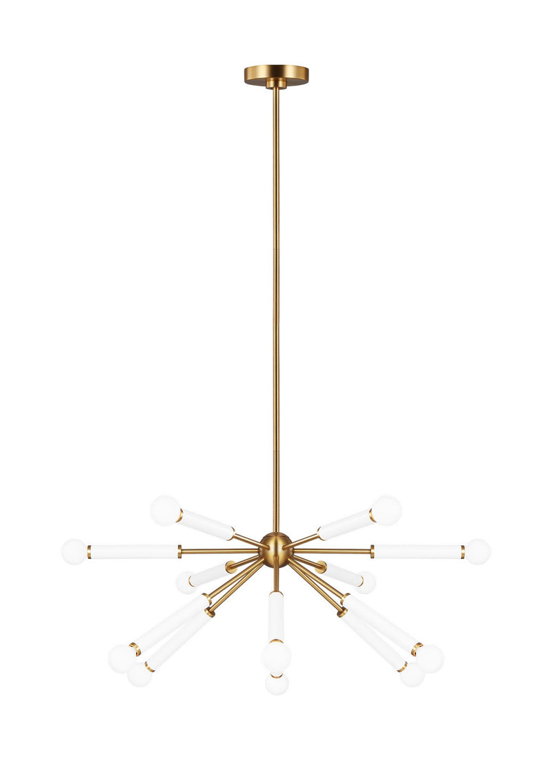 12 Light Chandelier<br /><span style="color:#4AB0CE;">Entrega: 4-10 dias en USA</span><br /><span style="color:#4AB0CE;font-size:60%;">PREGUNTE POR ENTREGA EN PANAMA</span><br />Collection: Monroe<br />Finish: Burnished Brass