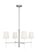 Four Light Chandelier<br /><span style="color:#4AB0CE;">Entrega: 4-10 dias en USA</span><br /><span style="color:#4AB0CE;font-size:60%;">PREGUNTE POR ENTREGA EN PANAMA</span><br />Collection: Monroe<br />Finish: Polished Nickel