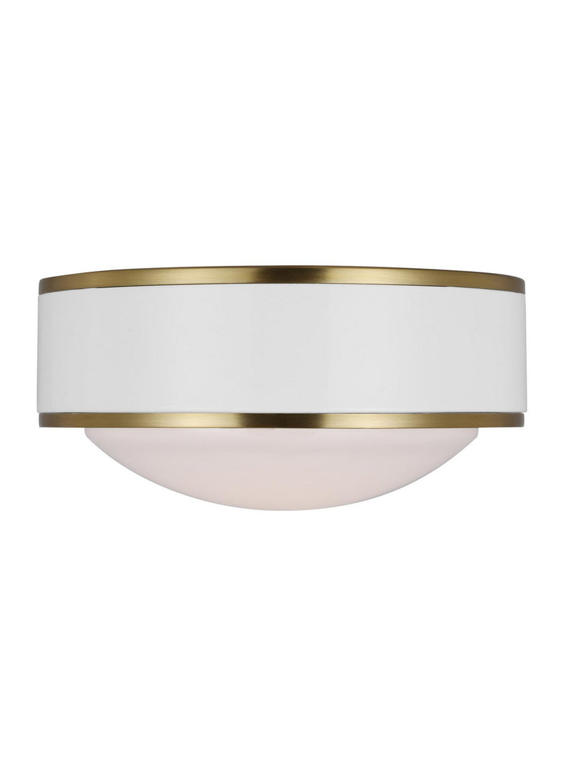 LED Flush Mount<br /><span style="color:#4AB0CE;">Entrega: 4-10 dias en USA</span><br /><span style="color:#4AB0CE;font-size:60%;">PREGUNTE POR ENTREGA EN PANAMA</span><br />Collection: Monroe<br />Finish: Burnished Brass