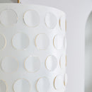 Three Light Pendant<br /><span style="color:#4AB0CE;">Entrega: 4-10 dias en USA</span><br /><span style="color:#4AB0CE;font-size:60%;">PREGUNTE POR ENTREGA EN PANAMA</span><br />Collection: Dottie<br />Finish: Burnished Brass