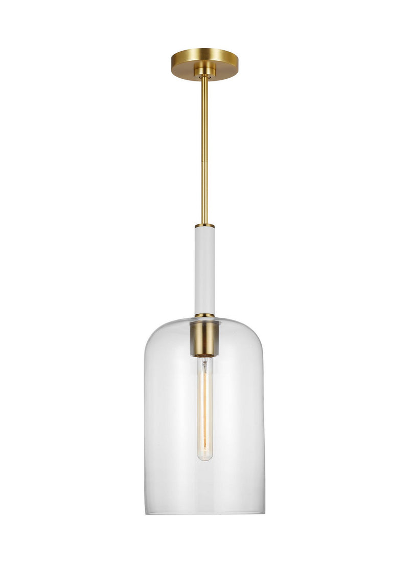 One Light Pendant<br /><span style="color:#4AB0CE;">Entrega: 4-10 dias en USA</span><br /><span style="color:#4AB0CE;font-size:60%;">PREGUNTE POR ENTREGA EN PANAMA</span><br />Collection: Monroe<br />Finish: Burnished Brass