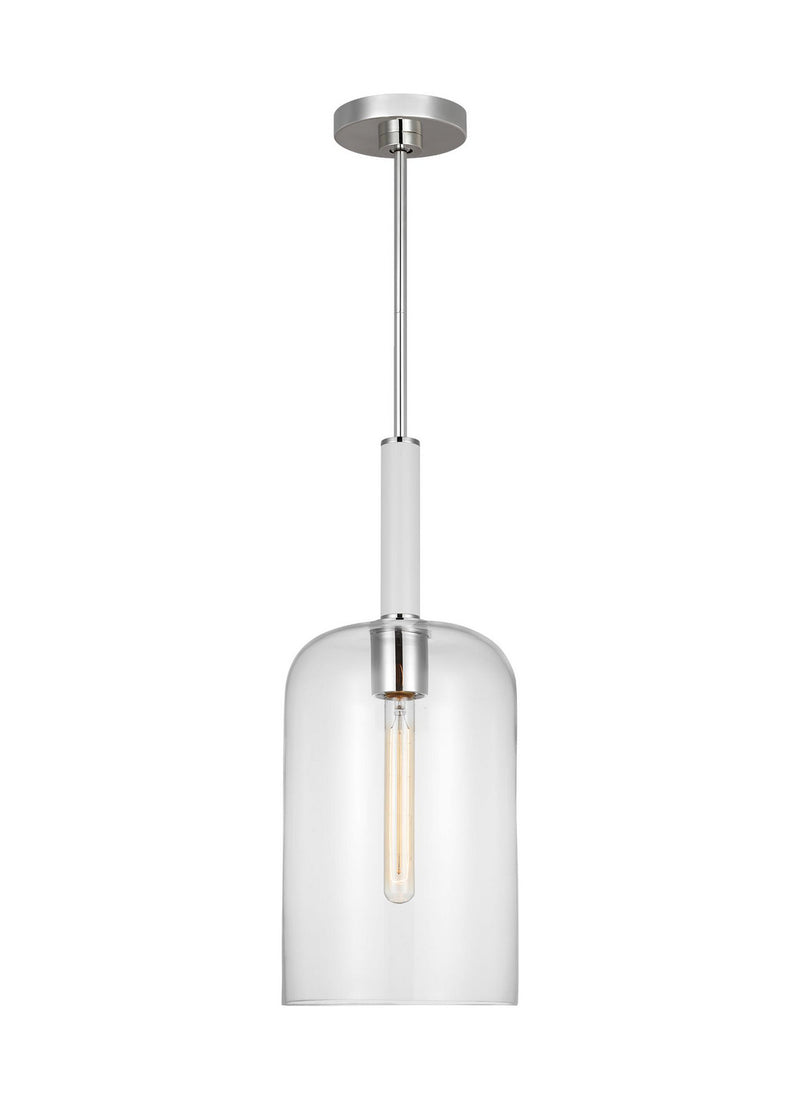 One Light Pendant<br /><span style="color:#4AB0CE;">Entrega: 4-10 dias en USA</span><br /><span style="color:#4AB0CE;font-size:60%;">PREGUNTE POR ENTREGA EN PANAMA</span><br />Collection: Monroe<br />Finish: Polished Nickel