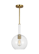 One Light Pendant<br /><span style="color:#4AB0CE;">Entrega: 4-10 dias en USA</span><br /><span style="color:#4AB0CE;font-size:60%;">PREGUNTE POR ENTREGA EN PANAMA</span><br />Collection: Monroe<br />Finish: Burnished Brass