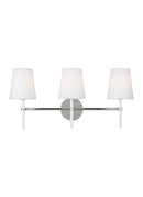 Three Light Vanity<br /><span style="color:#4AB0CE;">Entrega: 4-10 dias en USA</span><br /><span style="color:#4AB0CE;font-size:60%;">PREGUNTE POR ENTREGA EN PANAMA</span><br />Collection: Monroe<br />Finish: Polished Nickel