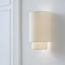 Two Light Wall Sconce<br /><span style="color:#4AB0CE;">Entrega: 15-16 semanas en USA</span><br /><span style="color:#4AB0CE;font-size:60%;">PREGUNTE POR ENTREGA EN PANAMA</span><br />Collection: Sawyer<br />Finish: Burnished Brass