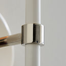 One Light Wall Sconce<br /><span style="color:#4AB0CE;">Entrega: 7-8 semanas en USA</span><br /><span style="color:#4AB0CE;font-size:60%;">PREGUNTE POR ENTREGA EN PANAMA</span><br />Collection: Monroe<br />Finish: Polished Nickel