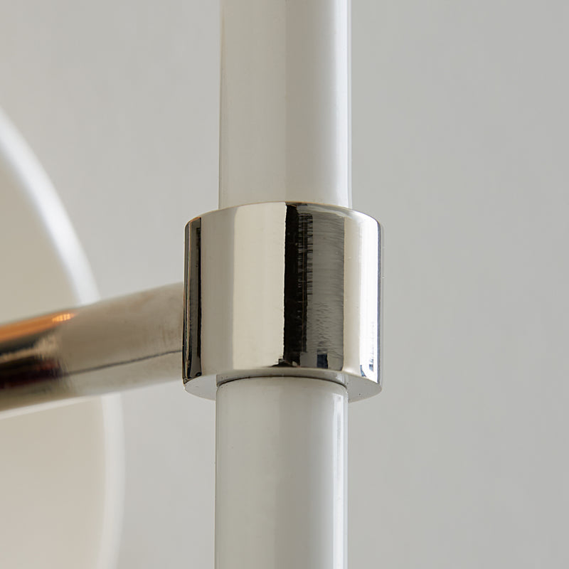 One Light Wall Sconce<br /><span style="color:#4AB0CE;">Entrega: 7-8 semanas en USA</span><br /><span style="color:#4AB0CE;font-size:60%;">PREGUNTE POR ENTREGA EN PANAMA</span><br />Collection: Monroe<br />Finish: Polished Nickel