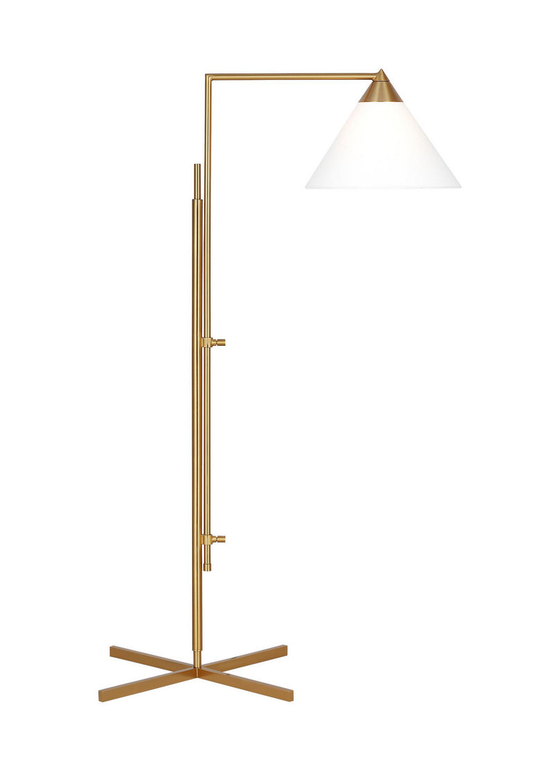 One Light Floor Lamp<br /><span style="color:#4AB0CE;">Entrega: 4-10 dias en USA</span><br /><span style="color:#4AB0CE;font-size:60%;">PREGUNTE POR ENTREGA EN PANAMA</span><br />Collection: Franklin<br />Finish: Burnished Brass