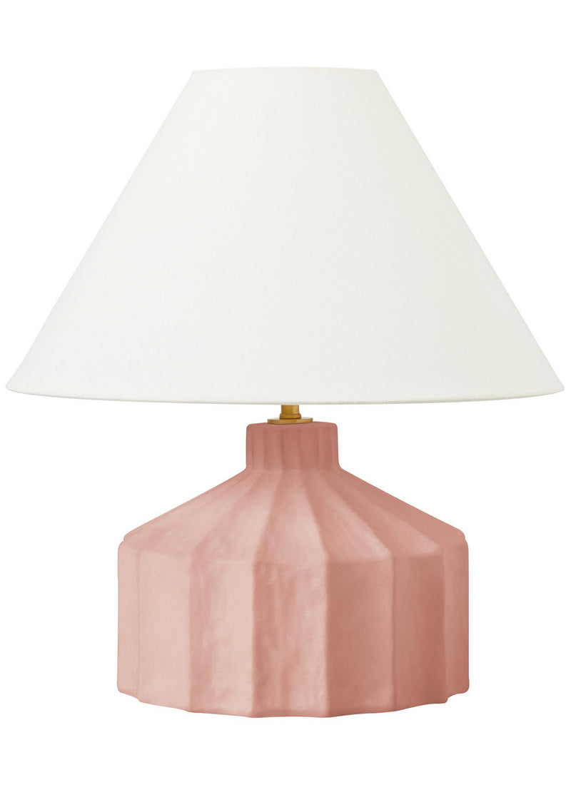 One Light Table Lamp<br /><span style="color:#4AB0CE;">Entrega: 4-10 dias en USA</span><br /><span style="color:#4AB0CE;font-size:60%;">PREGUNTE POR ENTREGA EN PANAMA</span><br />Collection: Veneto<br />Finish: Dusty Rose