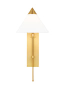 One Light Wall Sconce<br /><span style="color:#4AB0CE;">Entrega: 4-10 dias en USA</span><br /><span style="color:#4AB0CE;font-size:60%;">PREGUNTE POR ENTREGA EN PANAMA</span><br />Collection: Franklin<br />Finish: Burnished Brass