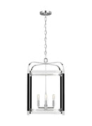Four Light Lantern<br /><span style="color:#4AB0CE;">Entrega: 4-10 dias en USA</span><br /><span style="color:#4AB0CE;font-size:60%;">PREGUNTE POR ENTREGA EN PANAMA</span><br />Collection: Hadley<br />Finish: Polished Nickel