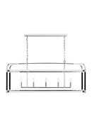 Five Light Chandelier<br /><span style="color:#4AB0CE;">Entrega: 4-10 dias en USA</span><br /><span style="color:#4AB0CE;font-size:60%;">PREGUNTE POR ENTREGA EN PANAMA</span><br />Collection: Hadley<br />Finish: Polished Nickel