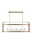 Five Light Chandelier<br /><span style="color:#4AB0CE;">Entrega: 4-10 dias en USA</span><br /><span style="color:#4AB0CE;font-size:60%;">PREGUNTE POR ENTREGA EN PANAMA</span><br />Collection: Hadley<br />Finish: Time Worn Brass