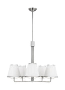 Five Light Chandelier<br /><span style="color:#4AB0CE;">Entrega: 4-10 dias en USA</span><br /><span style="color:#4AB0CE;font-size:60%;">PREGUNTE POR ENTREGA EN PANAMA</span><br />Collection: Esther<br />Finish: Polished Nickel