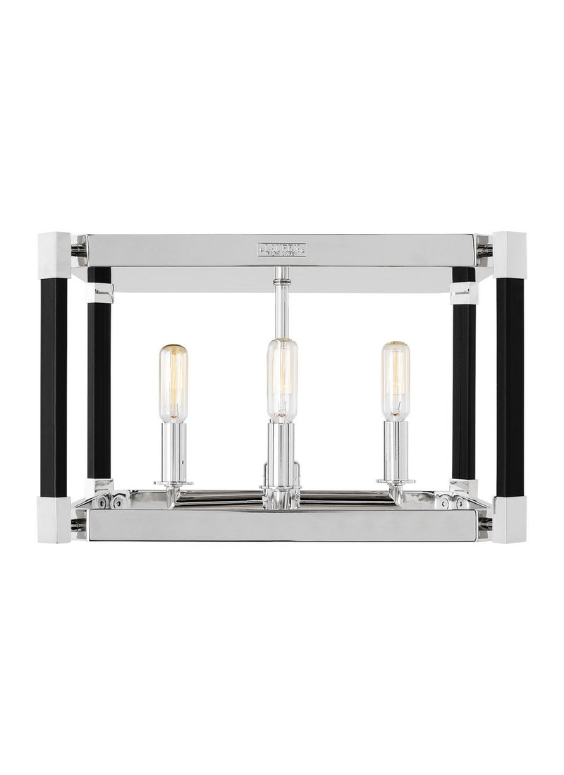 Four Light Flush Mount<br /><span style="color:#4AB0CE;">Entrega: 4-10 dias en USA</span><br /><span style="color:#4AB0CE;font-size:60%;">PREGUNTE POR ENTREGA EN PANAMA</span><br />Collection: Hadley<br />Finish: Polished Nickel