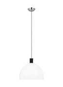 One Light Pendant<br /><span style="color:#4AB0CE;">Entrega: 4-10 dias en USA</span><br /><span style="color:#4AB0CE;font-size:60%;">PREGUNTE POR ENTREGA EN PANAMA</span><br />Collection: Hadley<br />Finish: Polished Nickel