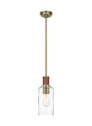 One Light Pendant<br /><span style="color:#4AB0CE;">Entrega: 4-10 dias en USA</span><br /><span style="color:#4AB0CE;font-size:60%;">PREGUNTE POR ENTREGA EN PANAMA</span><br />Collection: Hadley<br />Finish: Time Worn Brass