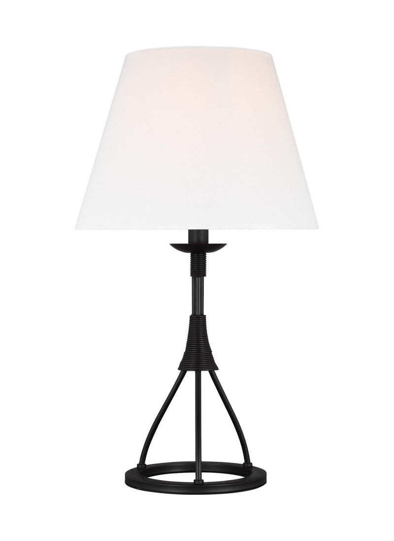 One Light Table Lamp<br /><span style="color:#4AB0CE;">Entrega: 4-10 dias en USA</span><br /><span style="color:#4AB0CE;font-size:60%;">PREGUNTE POR ENTREGA EN PANAMA</span><br />Collection: Sullivan<br />Finish: Aged Iron