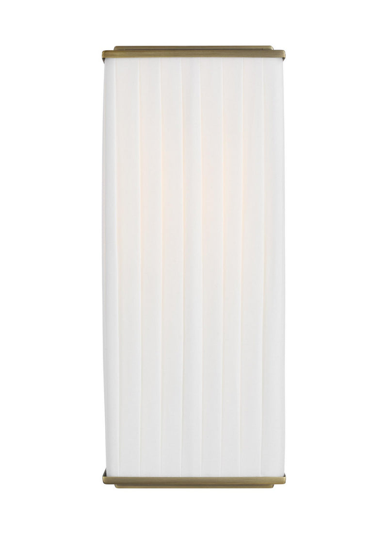One Light Wall Sconce<br /><span style="color:#4AB0CE;">Entrega: 4-10 dias en USA</span><br /><span style="color:#4AB0CE;font-size:60%;">PREGUNTE POR ENTREGA EN PANAMA</span><br />Collection: Esther<br />Finish: Time Worn Brass