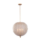 Kalco - 515155OL - Four Light Pendant - Samal - Oxidized Gold Leaf