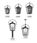 LED Post Top or Pier Mount Lantern<br /><span style="color:#4AB0CE;">Entrega: 4-10 dias en USA</span><br /><span style="color:#4AB0CE;font-size:60%;">PREGUNTE POR ENTREGA EN PANAMA</span><br />Collection: Yale<br />Finish: Black