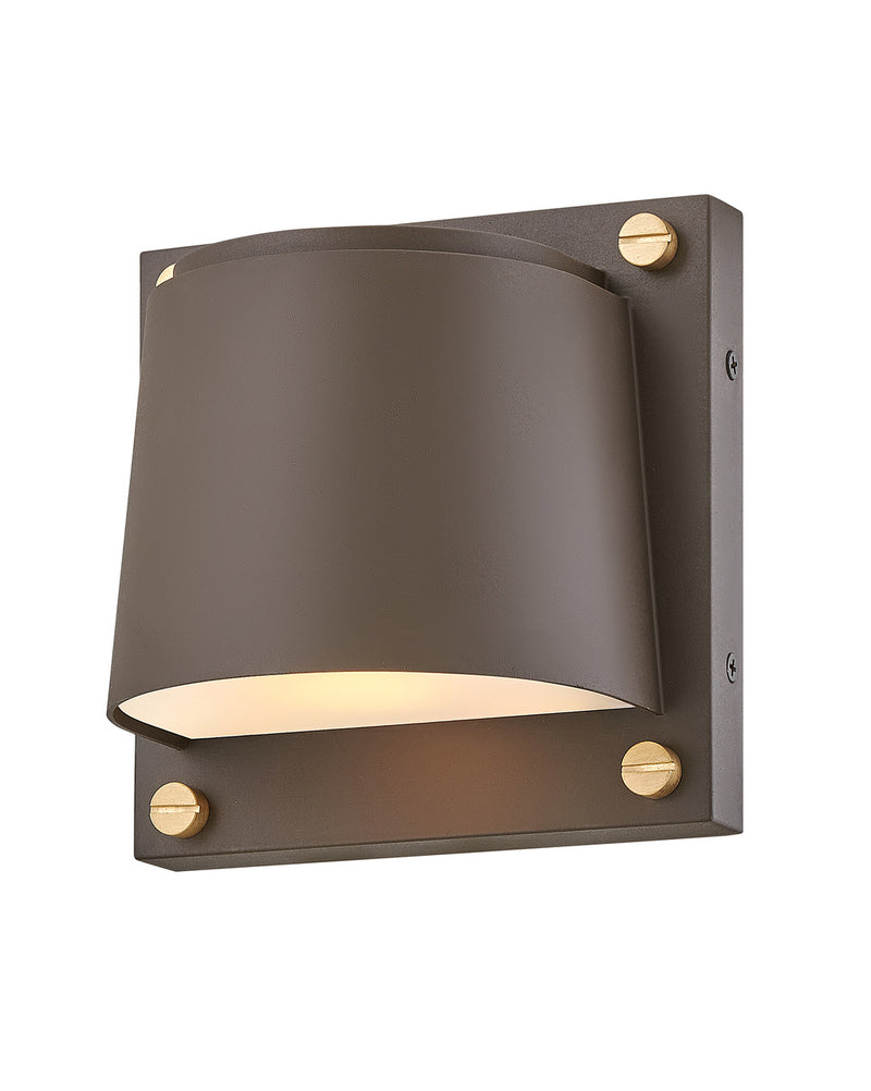 LED Wall Mount<br /><span style="color:#4AB0CE;">Entrega: 4-10 dias en USA</span><br /><span style="color:#4AB0CE;font-size:60%;">PREGUNTE POR ENTREGA EN PANAMA</span><br />Collection: Scout<br />Finish: Architectural Bronze