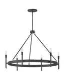 LED Chandelier<br /><span style="color:#4AB0CE;">Entrega: 4-10 dias en USA</span><br /><span style="color:#4AB0CE;font-size:60%;">PREGUNTE POR ENTREGA EN PANAMA</span><br />Collection: Tress<br />Finish: Forged Iron
