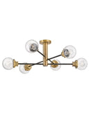 Hinkley - 40696BK - LED Semi-Flush Mount - Poppy - Black