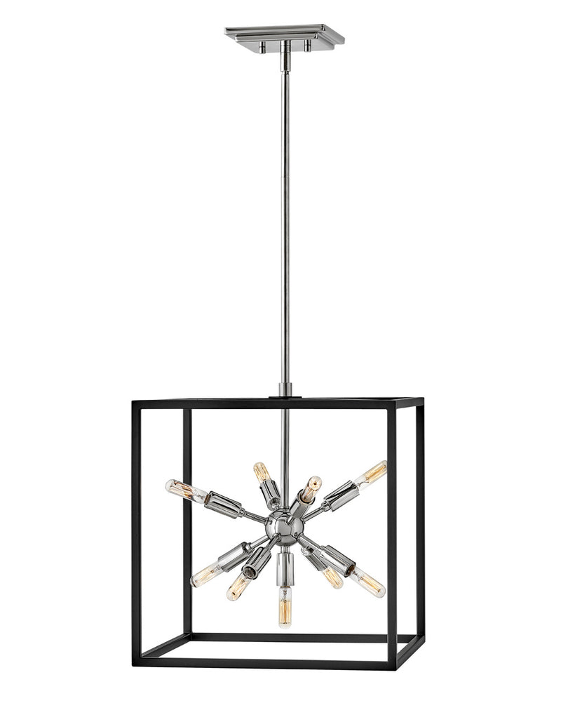 Hinkley - 46317BLK-PN - LED Pendant - Aros - Black