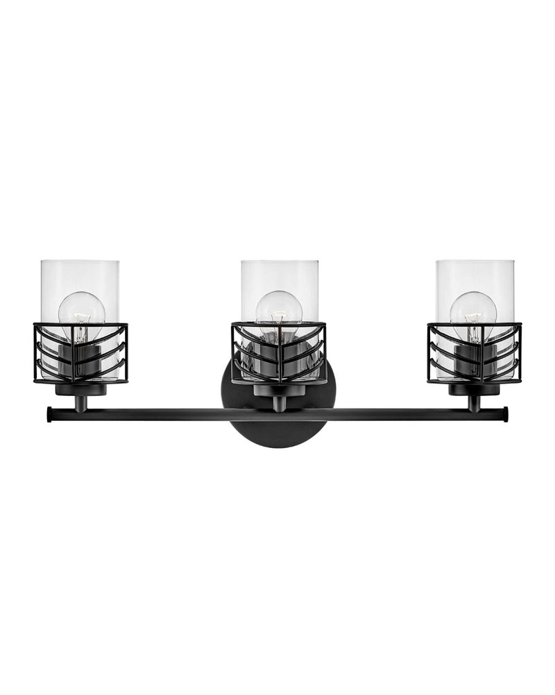 LED Vanity<br /><span style="color:#4AB0CE;">Entrega: 4-10 dias en USA</span><br /><span style="color:#4AB0CE;font-size:60%;">PREGUNTE POR ENTREGA EN PANAMA</span><br />Collection: Della<br />Finish: Black