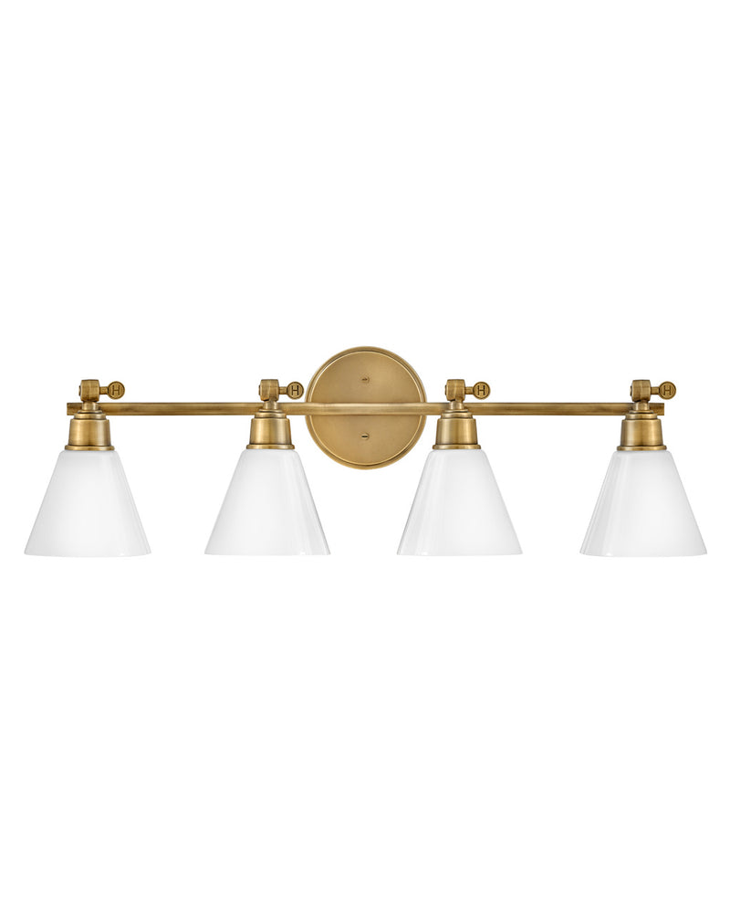 LED Vanity<br /><span style="color:#4AB0CE;">Entrega: 4-10 dias en USA</span><br /><span style="color:#4AB0CE;font-size:60%;">PREGUNTE POR ENTREGA EN PANAMA</span><br />Collection: Arti<br />Finish: Heritage Brass