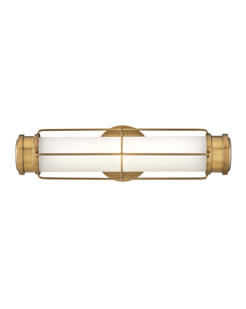 LED Wall Sconce<br /><span style="color:#4AB0CE;">Entrega: 4-10 dias en USA</span><br /><span style="color:#4AB0CE;font-size:60%;">PREGUNTE POR ENTREGA EN PANAMA</span><br />Collection: Saylor<br />Finish: Heritage Brass