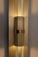 LED Wall Sconce<br /><span style="color:#4AB0CE;">Entrega: 4-10 dias en USA</span><br /><span style="color:#4AB0CE;font-size:60%;">PREGUNTE POR ENTREGA EN PANAMA</span><br />Collection: Cecily<br />Finish: Heritage Brass