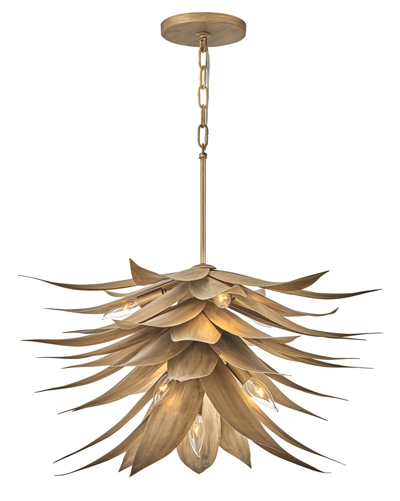 LED Pendant<br /><span style="color:#4AB0CE;">Entrega: 4-10 dias en USA</span><br /><span style="color:#4AB0CE;font-size:60%;">PREGUNTE POR ENTREGA EN PANAMA</span><br />Collection: Agave<br />Finish: Burnished Gold
