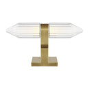 LED Table Lamp<br /><span style="color:#4AB0CE;">Entrega: 4-10 dias en USA</span><br /><span style="color:#4AB0CE;font-size:60%;">PREGUNTE POR ENTREGA EN PANAMA</span><br />Collection: Langston<br />Finish: Plated Brass