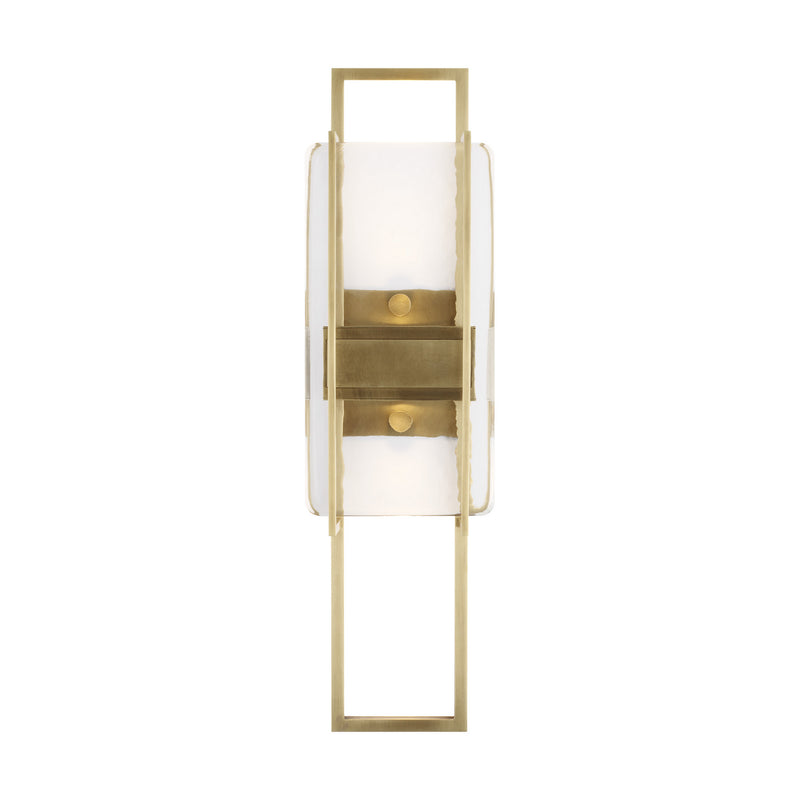 LED Wall Sconce<br /><span style="color:#4AB0CE;">Entrega: 1-2 semanas en USA</span><br /><span style="color:#4AB0CE;font-size:60%;">PREGUNTE POR ENTREGA EN PANAMA</span><br />Collection: Duelle<br />Finish: Natural Brass